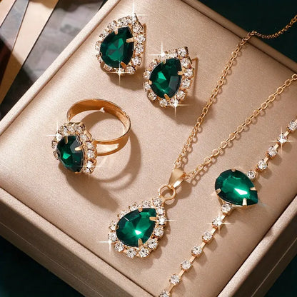 Elisandre Vermont Jewelry Set | Gold by Harrison & James - jewelry set product image 1