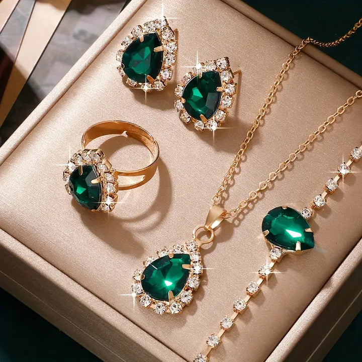 Elisandre Vermont Jewelry Set | Gold by Harrison & James - jewelry set product image 1