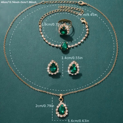 Elisandre Vermont Jewelry Set | Gold by Harrison & James - jewelry set product image 4
