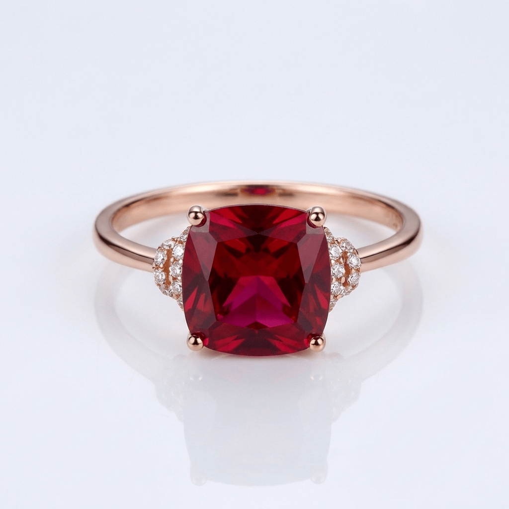 ROSE GOLD GEMSTONE RING by Harrison & James - ring product image 3