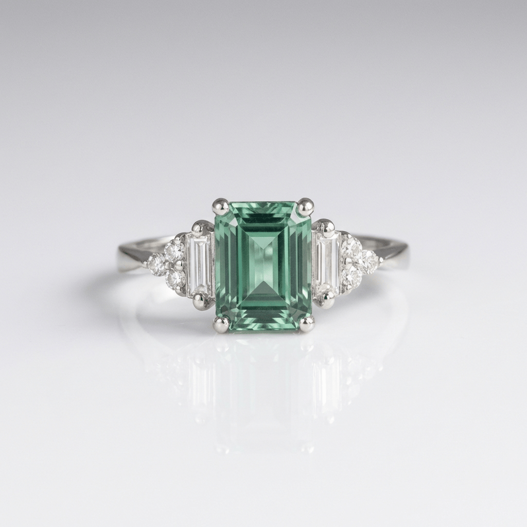 SILVER DIAMOND TRIO RING by Harrison & James - ring product image 1