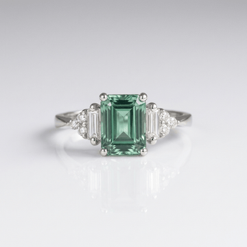 SILVER DIAMOND TRIO RING by Harrison & James - ring product image 1