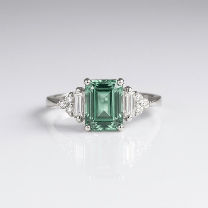 SILVER DIAMOND TRIO RING by Harrison & James - ring product image 1