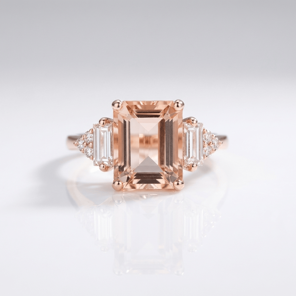SILVER DIAMOND TRIO RING by Harrison & James - ring product image 3