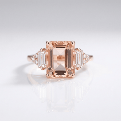 SILVER DIAMOND TRIO RING by Harrison & James - ring product image 3