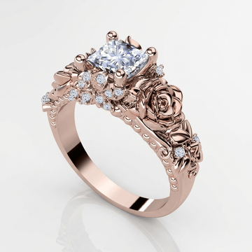 ROSE & ZIRCON VINTAGE RING by Harrison & James - ring product image 1