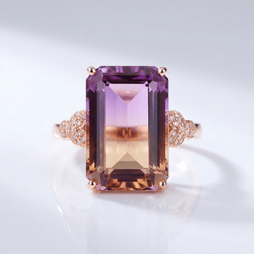 ROSE GOLD AMETRINE RING by Harrison & James - ring product image 1