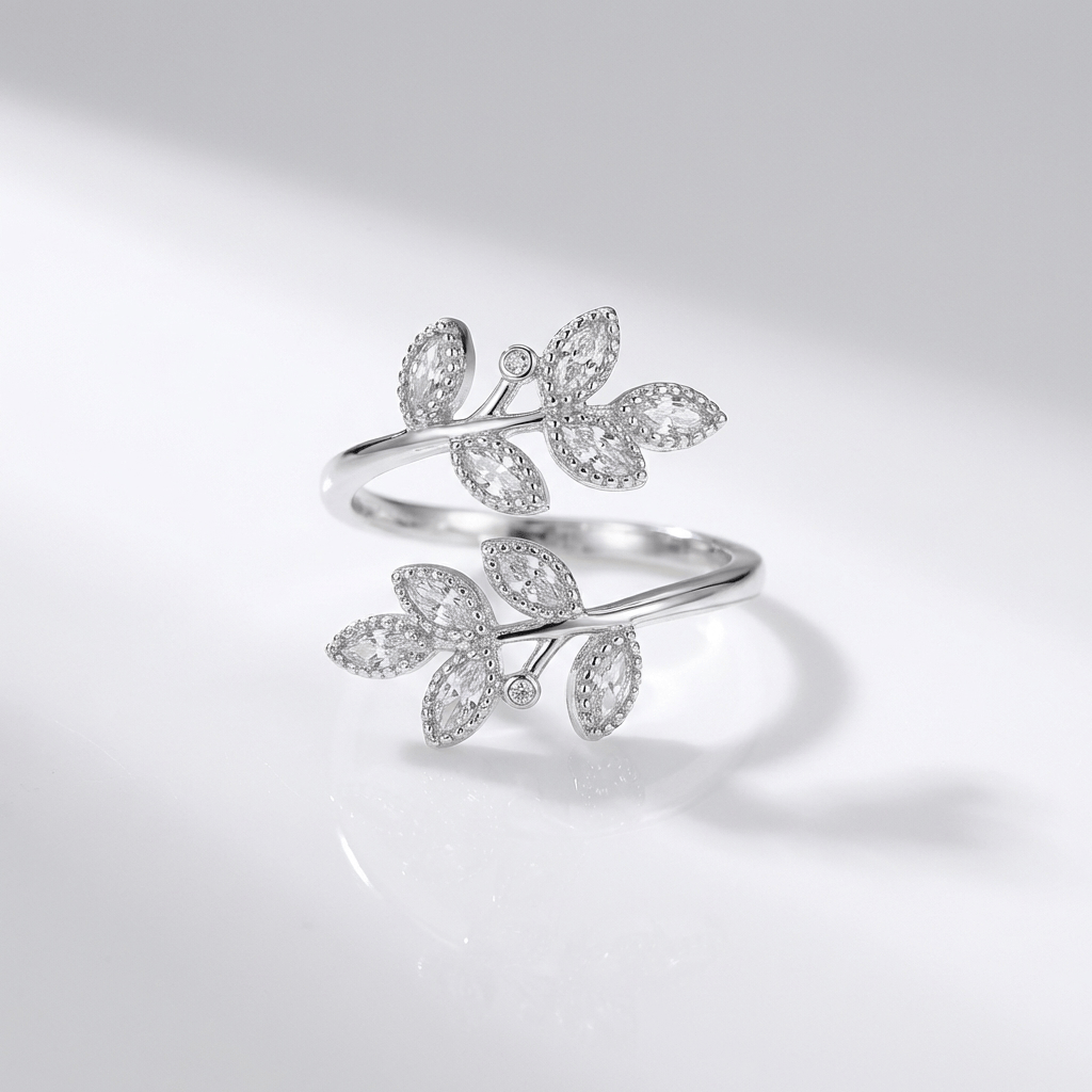 GOLD LEAF WRAP RING - (ADJUSTABLE) by Harrison & James - ring product image 3