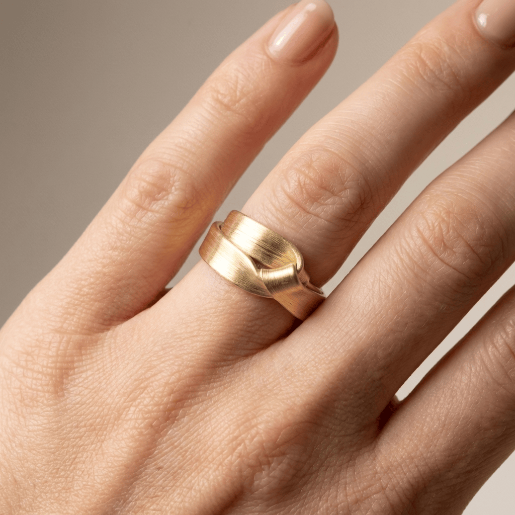 GOLD WRAP VINTAGE RING - (ADJUSTABLE) by Harrison & James - ring product image 2
