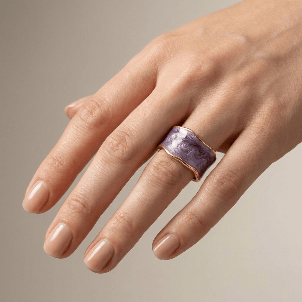 HANDMADE ART VINTAGE RING - (ADJUSTABLE) by Harrison & James - ring product image 2