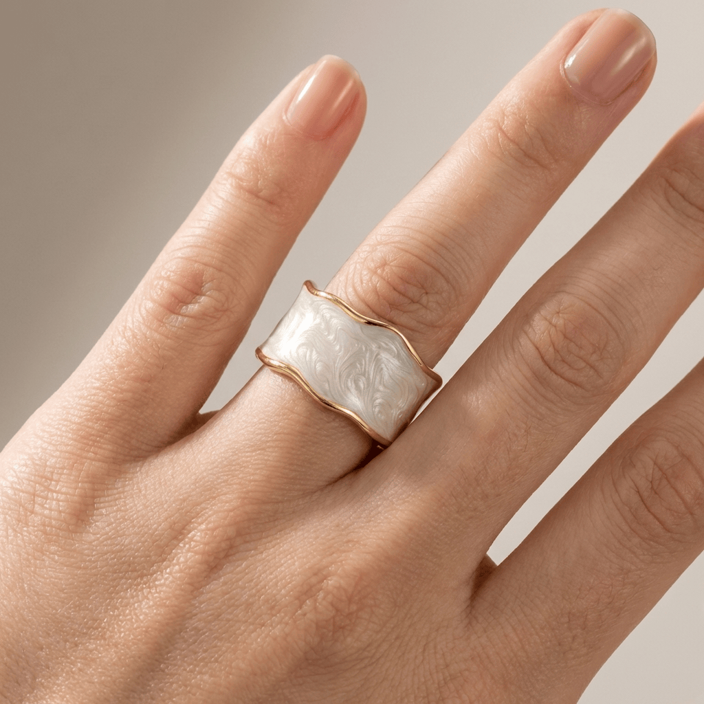HANDMADE ART VINTAGE RING - (ADJUSTABLE) by Harrison & James - ring product image 6