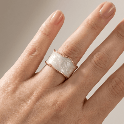 HANDMADE ART VINTAGE RING - (ADJUSTABLE) by Harrison & James - ring product image 6