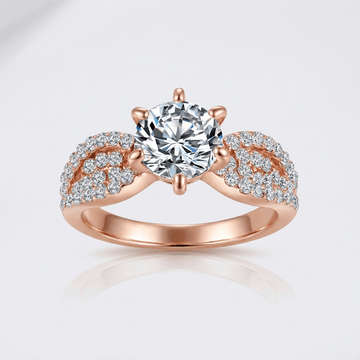 ROSE GOLD DIAMOND LEGACY RING by Harrison & James - ring product image 1