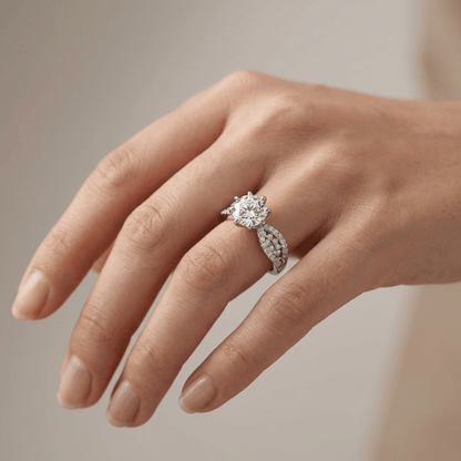 ROSE GOLD DIAMOND LEGACY RING by Harrison & James - ring product image 4