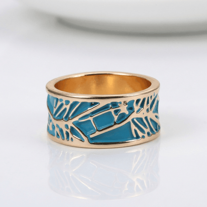 ROSE GOLD TURQUOISE MYSTICAL RING by Harrison & James - ring product image 1