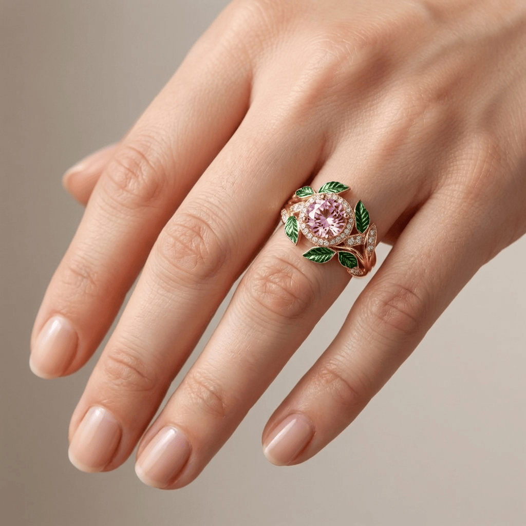 GOLD ENCHANTED GARDEN RING by Harrison & James - ring product image 2