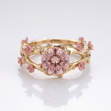 PINK ROSE BLOSSOM RING by Harrison & James - ring product image 1