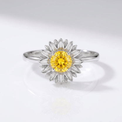 SUNFLOWER RING - (ADJUSTABLE) by Harrison & James - ring product image 1