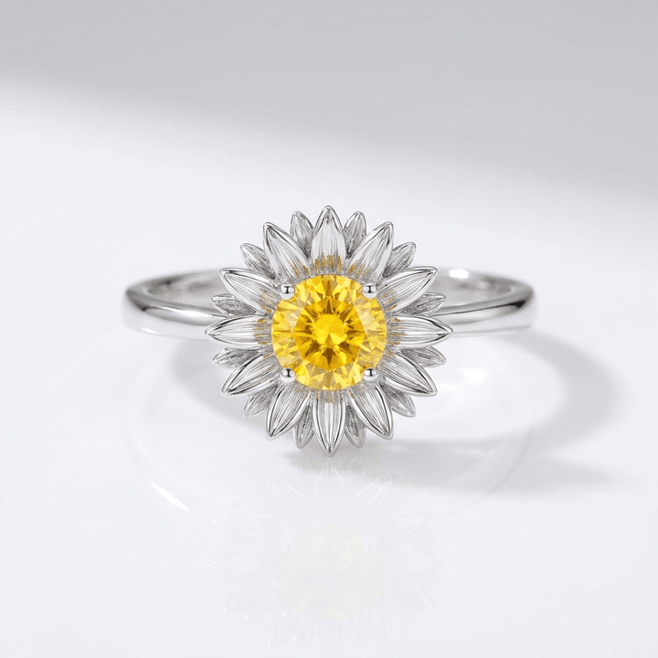 SUNFLOWER RING - (ADJUSTABLE) by Harrison & James - ring product image 1
