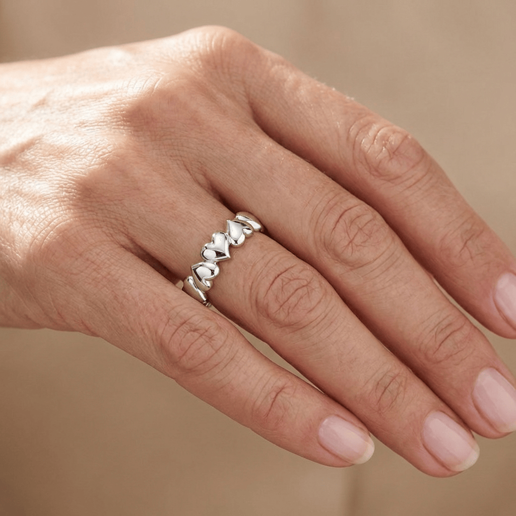 HEART OF ETERNITY BAND RING by Harrison & James - ring product image 2