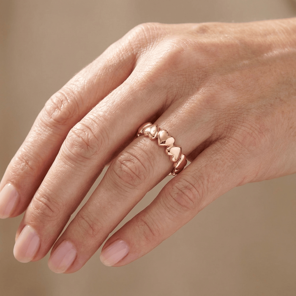 HEART OF ETERNITY BAND RING by Harrison & James - ring product image 4