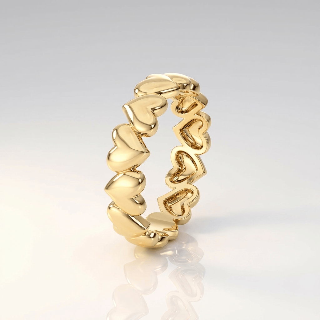 HEART OF ETERNITY BAND RING by Harrison & James - ring product image 5