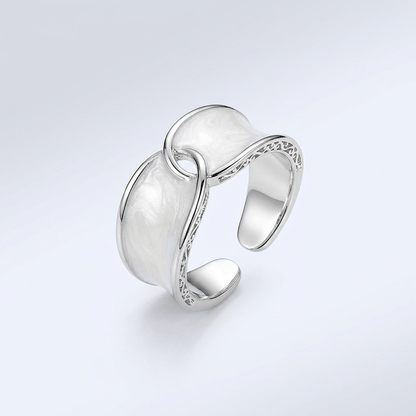JADE DOUBLE STONE RING - (ADJUSTABLE) by Harrison & James - ring product image 3