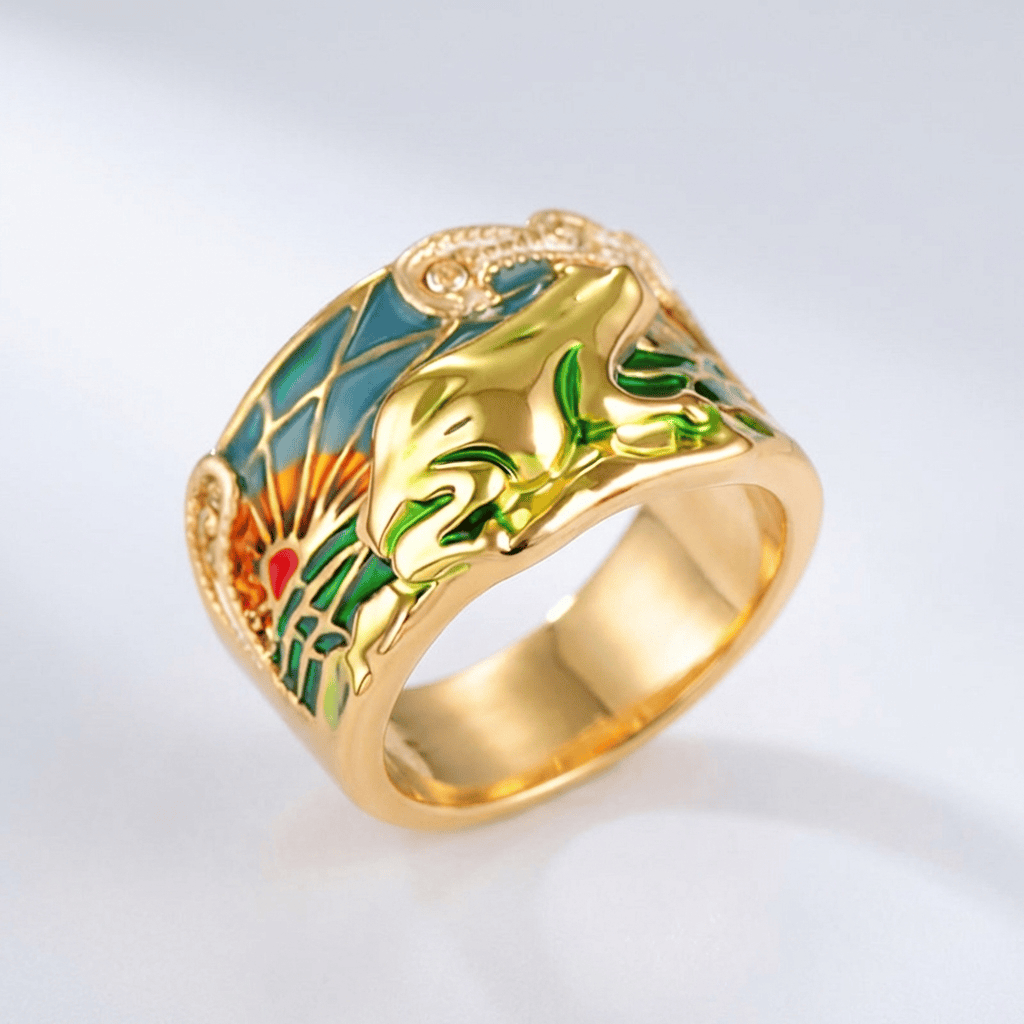 ROSE GOLD TIMELESS ORNATE RING by Harrison & James - ring product image 1