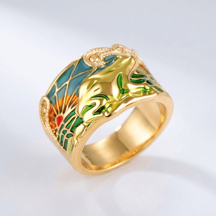 ROSE GOLD TIMELESS ORNATE RING by Harrison & James - ring product image 1