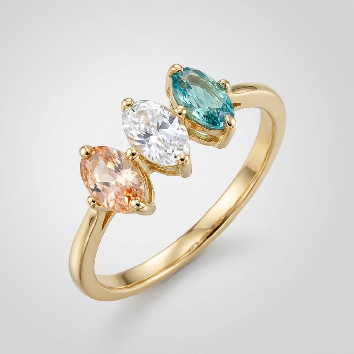 GOLDEN TRIO RING by Harrison & James - ring product image 1