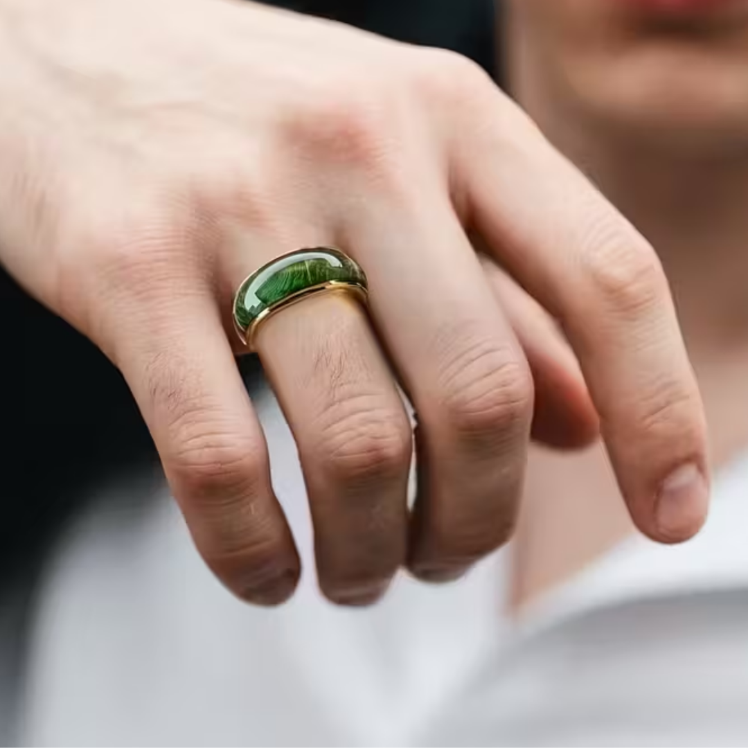 Emerald Crown Ring by Harrison & James - ring product image 3