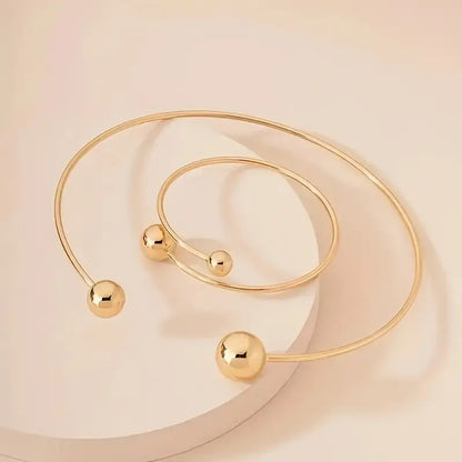 Glow™ | Gold Bracelet Set by Harrison & James - bracelet product image 4