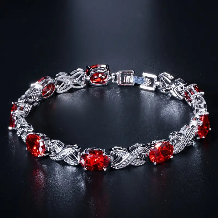 Alendra Flameaux Bracelet | White Gold by Harrison & James - bracelet product image 1