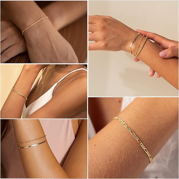 Vernetta™ | Gold Bracelet Set by Harrison & James - bracelet product image 4
