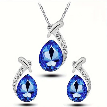 Classic Mermaid Elegance Jewelry Set | White Gold by Harrison & James - jewelry set product image 1