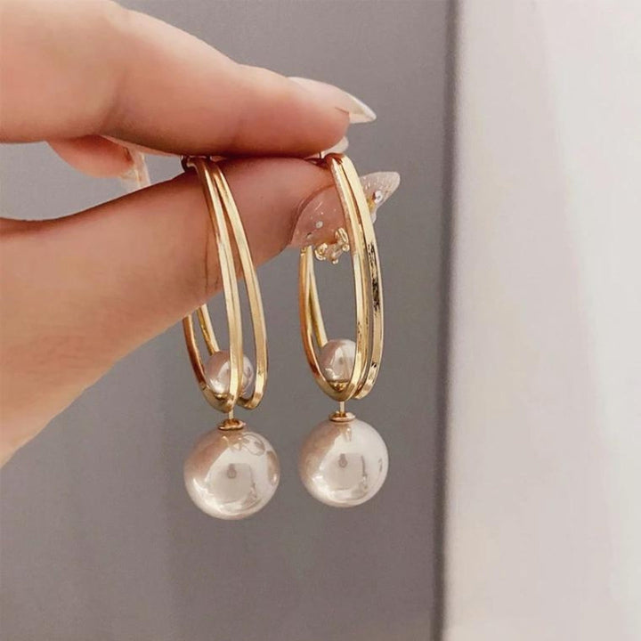 Vintage Charmming Pearl Earrings by Harrison & James - earrings product image 1