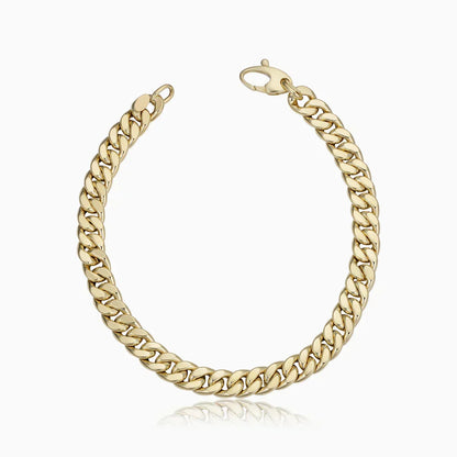 Estate™ | Gold Cuban Bracelet by Harrison & James - bracelet product image 1
