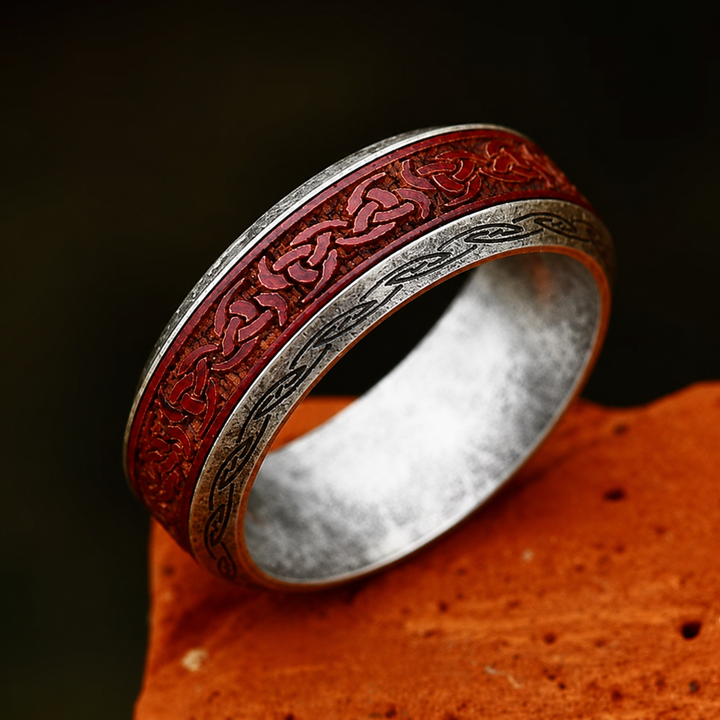Celtic Red Legacy Ring by Harrison & James - ring product image 1