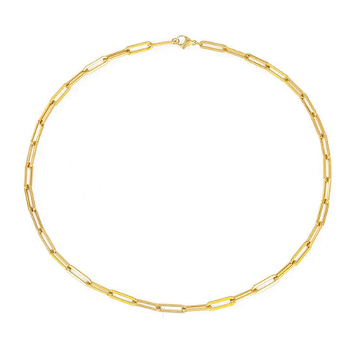 Archen™ | Gold Elegant Chain Necklace by Harrison & James - necklace product image 1