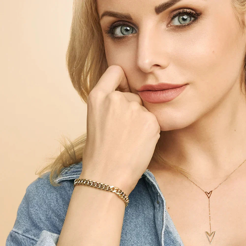 Estate Cuban Bracelet | Gold by Harrison & James - bracelet product image 3