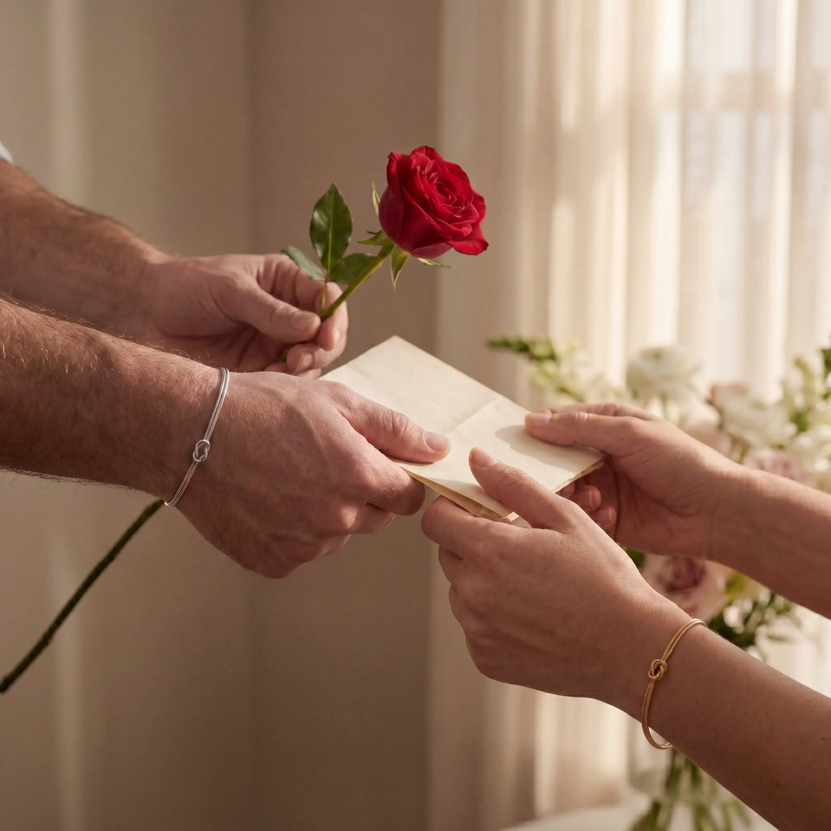Forever Knot Bracelet – Meaningful Gift for Couples, Best Friends & Family by Harrison & James - bracelet product image 7