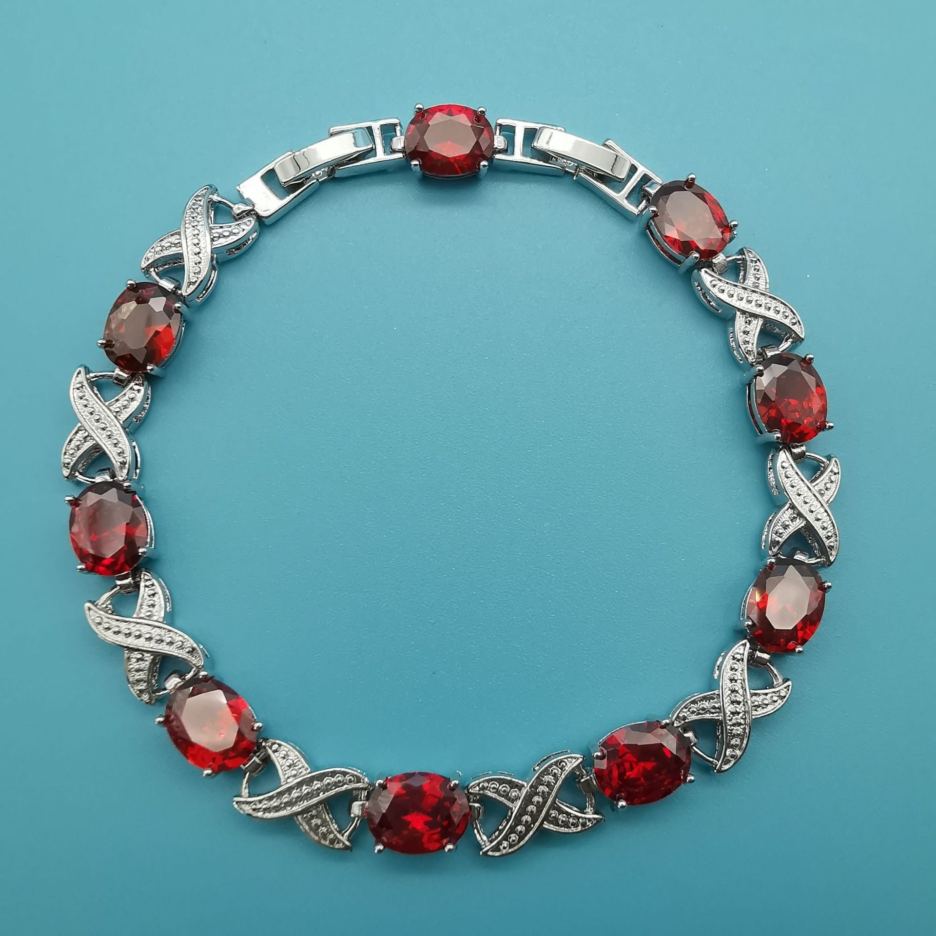 Alendra Flameaux Bracelet | White Gold by Harrison & James - bracelet product image 2