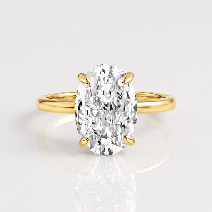OVAL DIAMOND SOLITAIRE RING by Harrison & James - ring product image 1