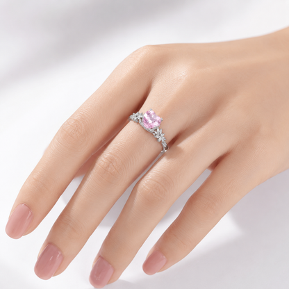 PINK ZIRCONIA SAKURA DREAM RING by Harrison & James - ring product image 2