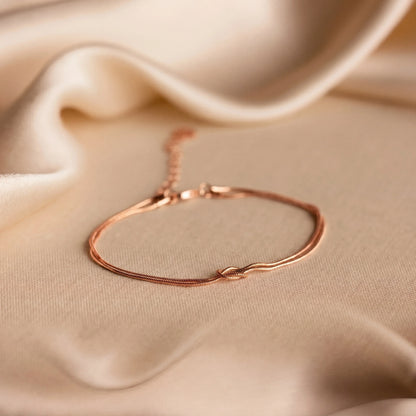 Forever Knot Bracelet – Meaningful Gift for Couples, Best Friends & Family by Harrison & James - bracelet product image 9