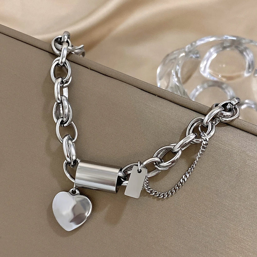 Heartened Chunky Bracelet | Gold by Harrison & James - bracelet product image 6