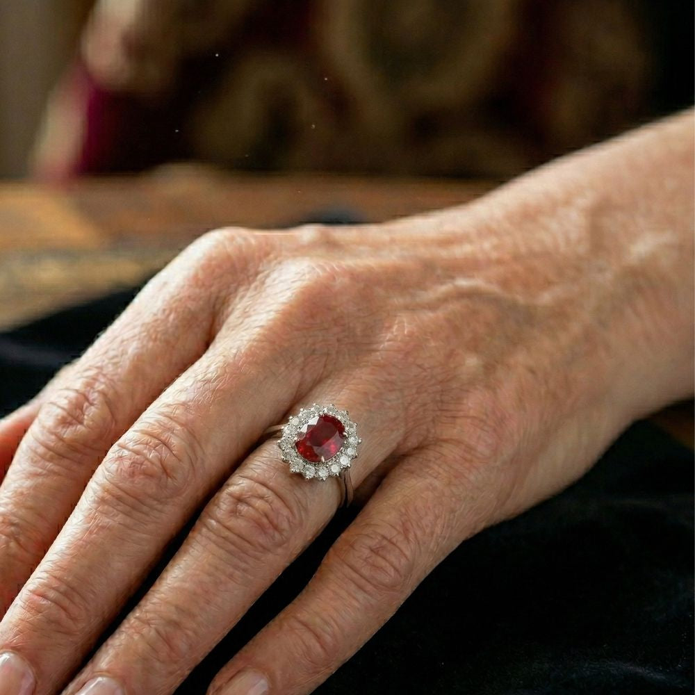 Scarlet Crown Ruby Ring by Harrison & James - ring product image 2