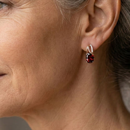 Veressa Ruberine Earrings by Harrison & James - earrings product image 2
