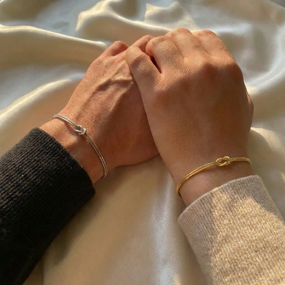 Forever Knot Bracelet – Meaningful Gift for Couples, Best Friends & Family by Harrison & James - bracelet product image 2