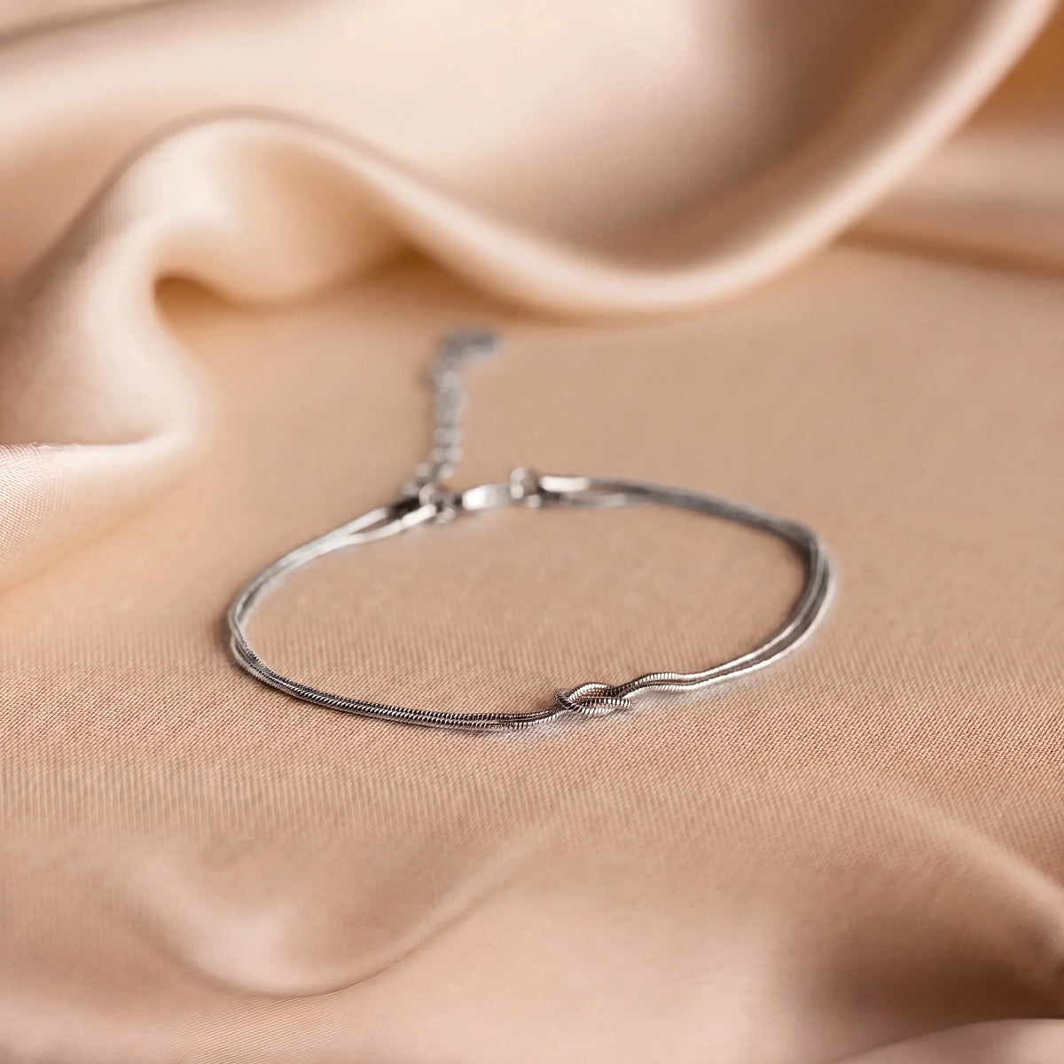 Forever Knot Bracelet – Meaningful Gift for Couples, Best Friends & Family by Harrison & James - bracelet product image 4